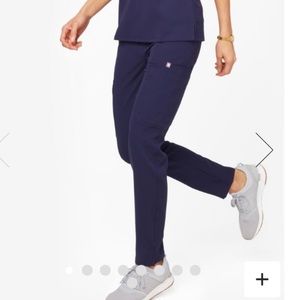 Navy Yola Scrub Bottoms - PETITE